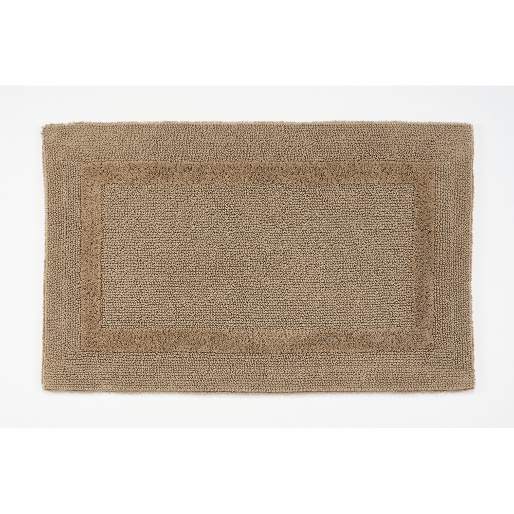 Reversible Bath Mat 711 by Designer Abyss & Habidecor in Taupe Brown